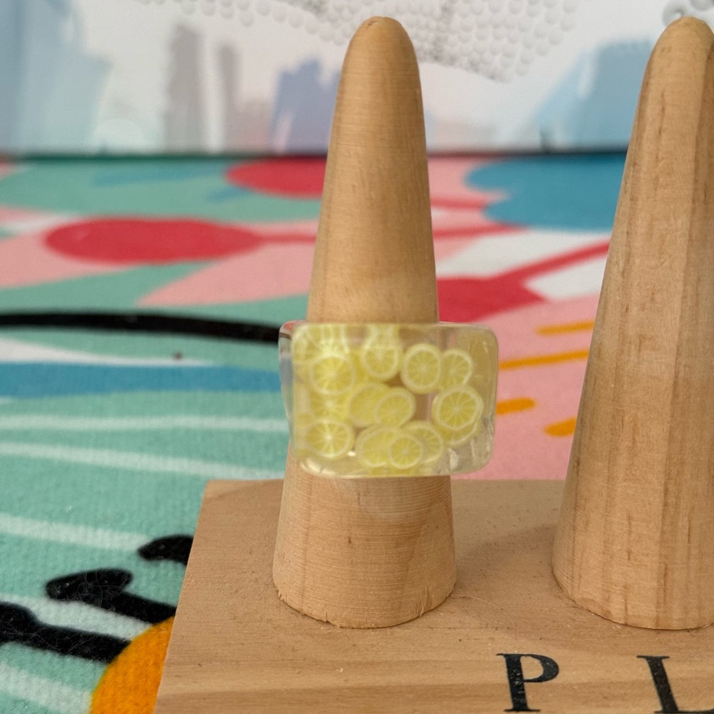 Plunder Lemon Slice Ring - Yellow